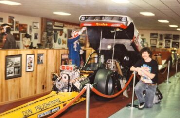 Inside Garlits racing museum in Florida